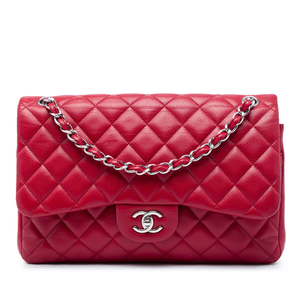 Pre-Loved Chanel Jumbo Classic Caviar Double Flap